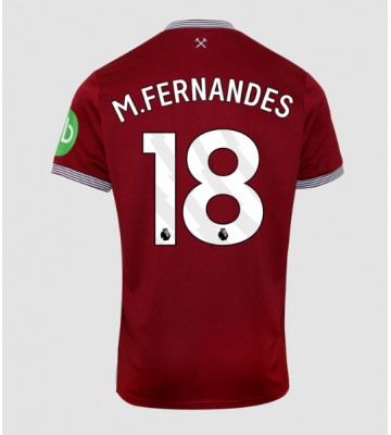 Lacne Muži Futbalové dres West Ham United Mateus Fernandes #18 2025-26 Krátky Rukáv - Domáci